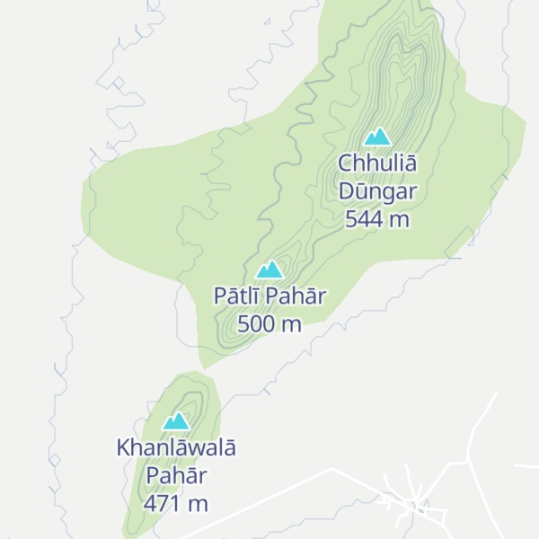 Map of Pātlī Pahār