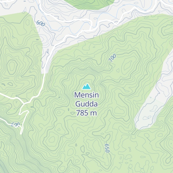 Map of Mensin Gudda