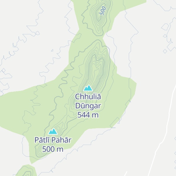 Map of Chhuliā Dūngar