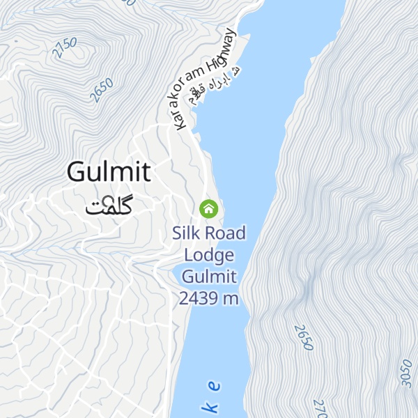 Map of Silk Road Lodge Gulmit