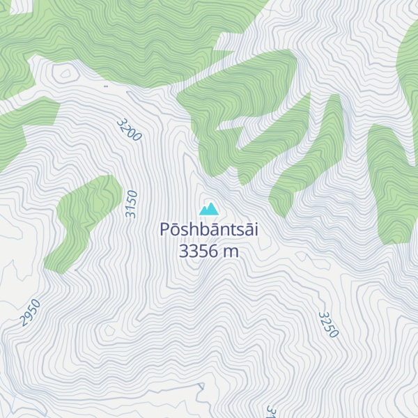 Map of Pōshbāntsāi