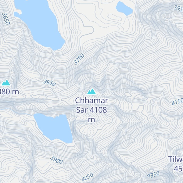 Map of Chhamar Sar