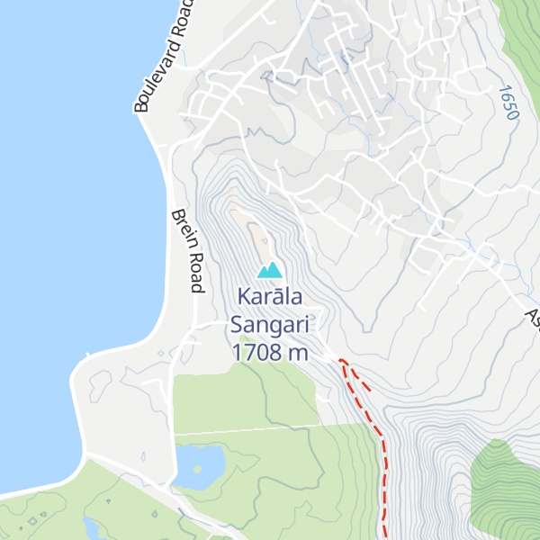 Map of Karāla Sangari