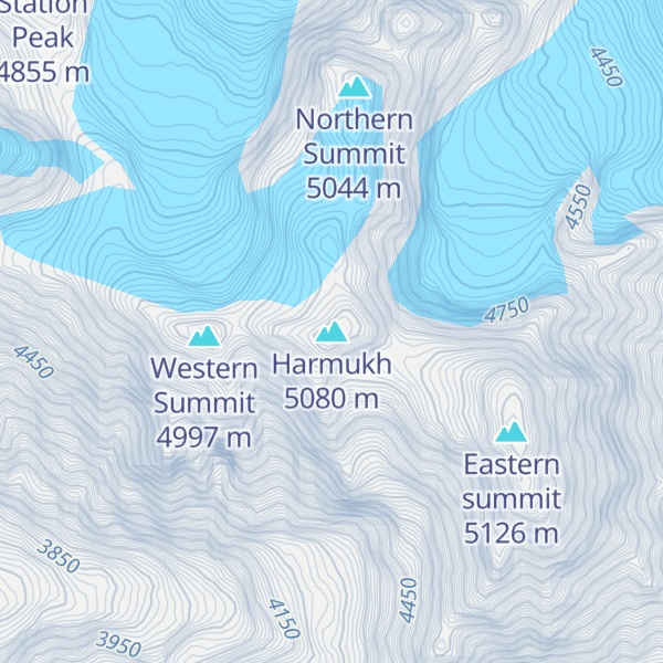 Map of Harmukh