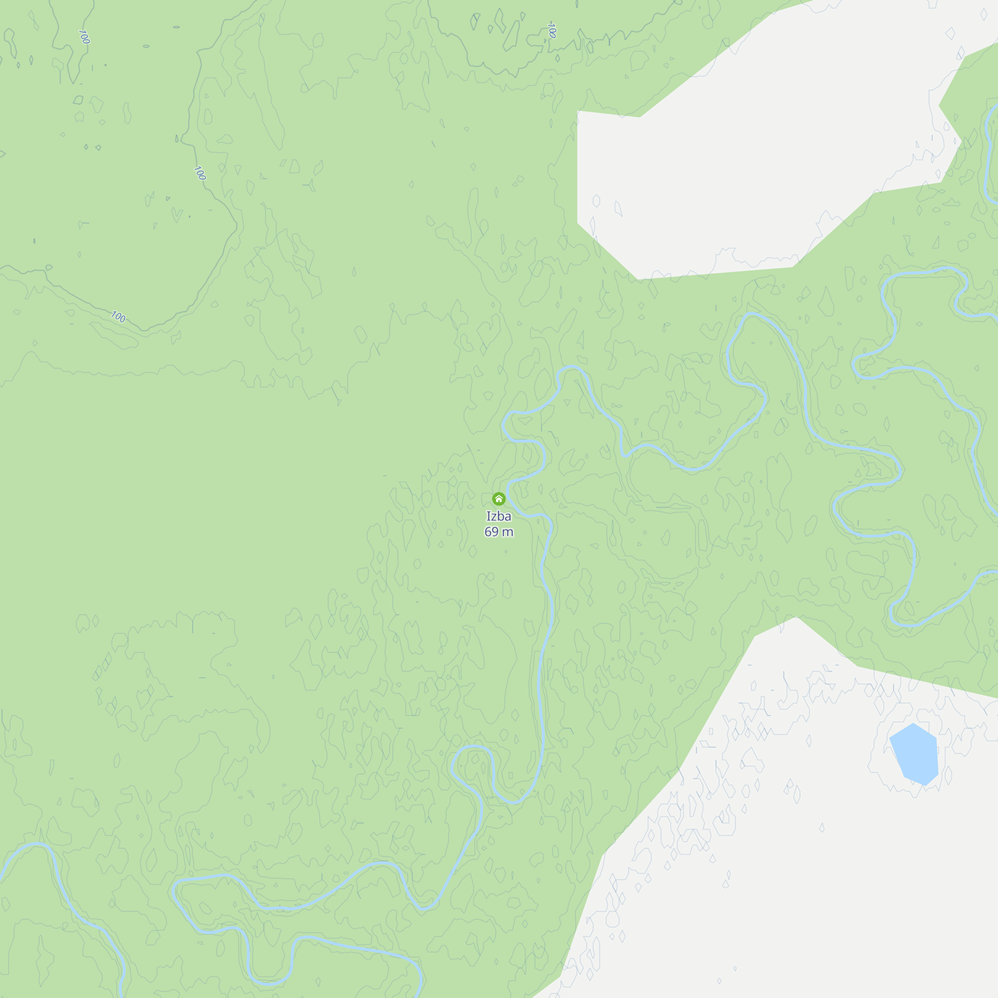 Izba map