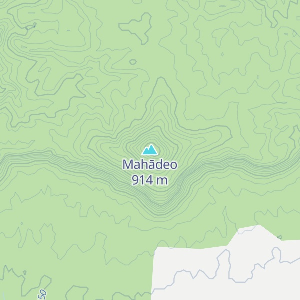 Map of Mahādeo