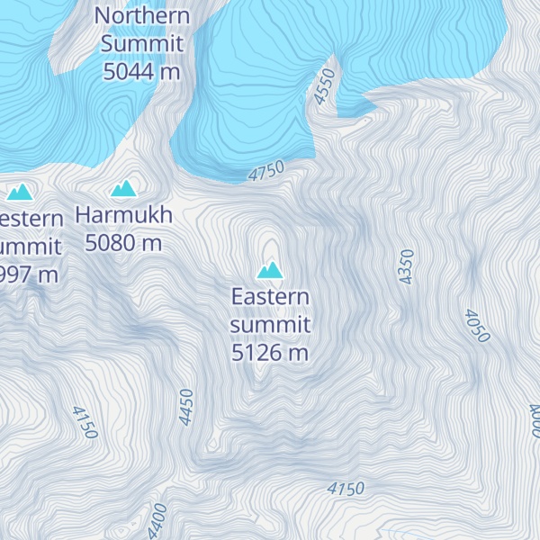 Map of Eastern summit
