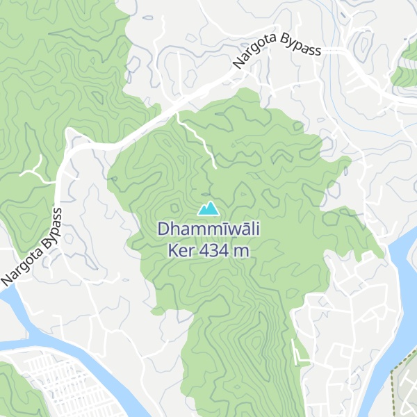 Map of Dhammīwāli Ker