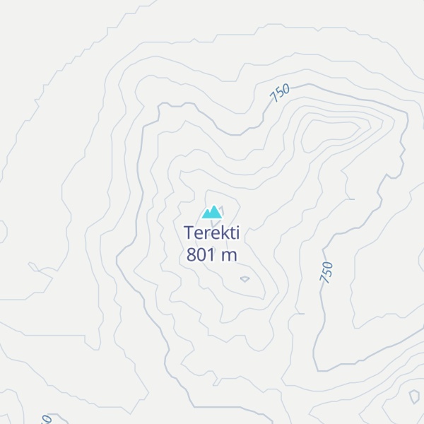 Map of Terekti
