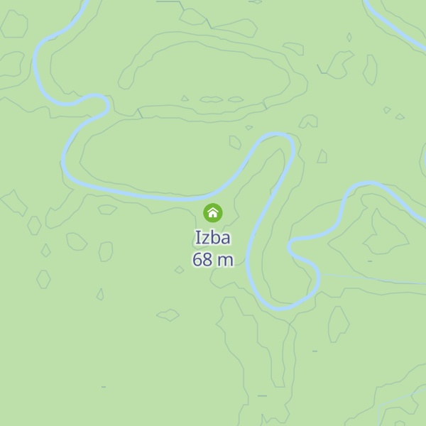 Map of Izba