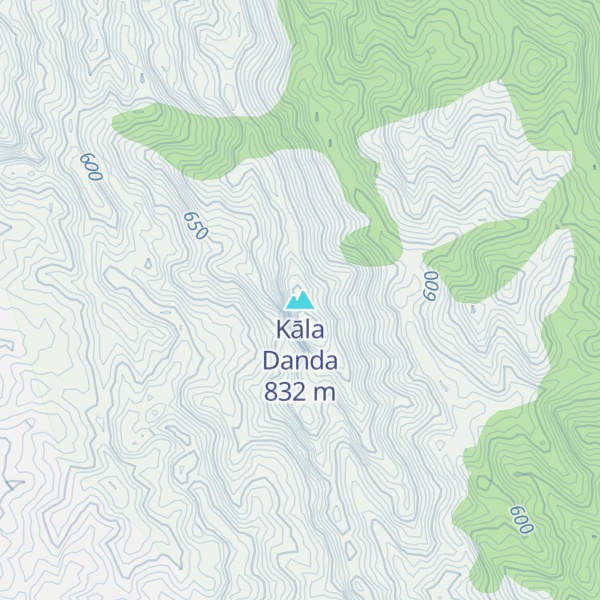 Map of Kāla Danda