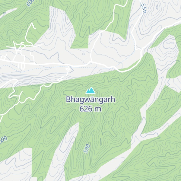 Map of Bhagwāngarh