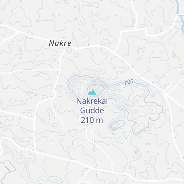 Map of Nakrekal Gudde