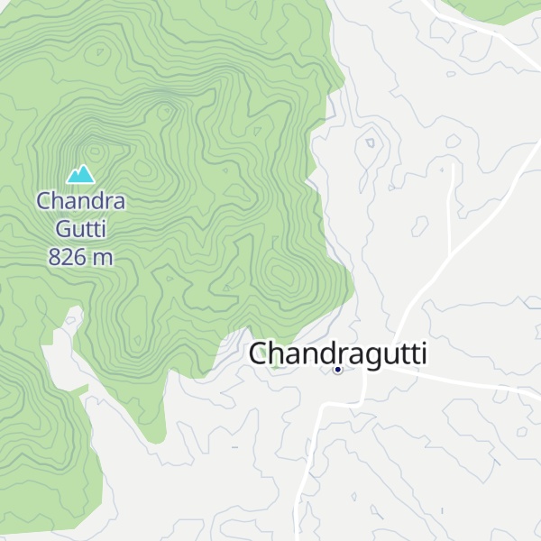 Map of ಚಂದ್ರಗುತ್ತಿ ಬೆಟ್ಟ