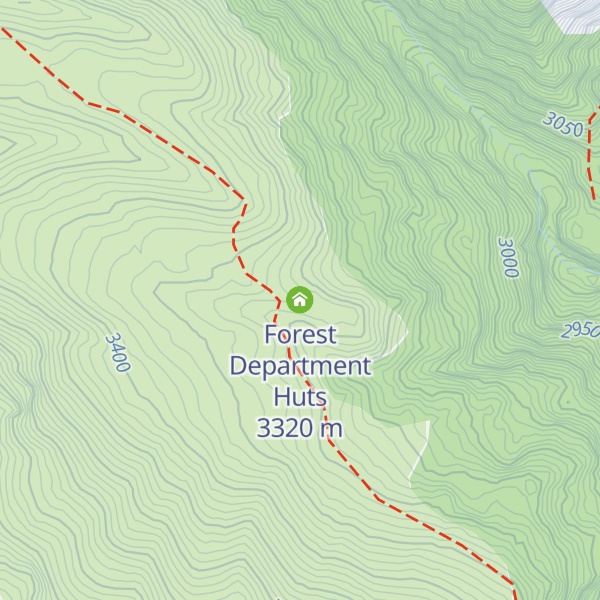 Map of Forest Department Huts