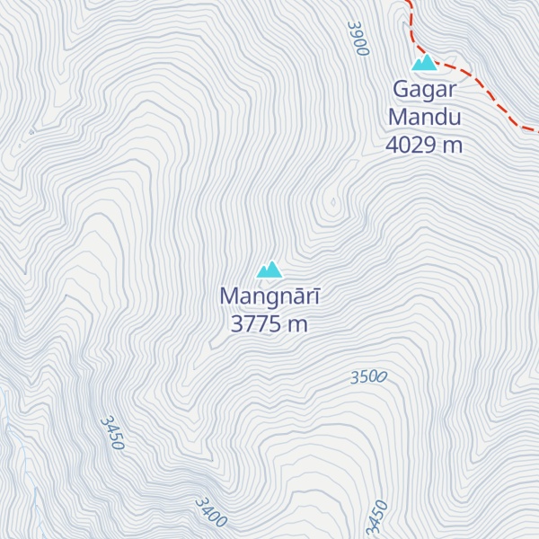 Map of Mangnārī
