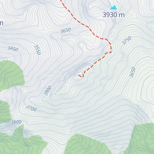 Map of Koh e Jabbar (3980m)