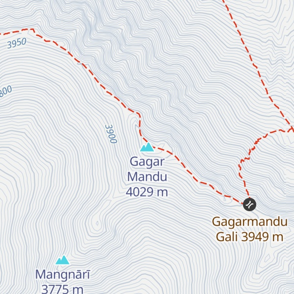 Map of Gagar Mandu