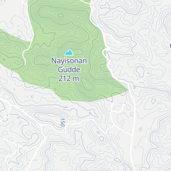 Map of Manjolu Gudde