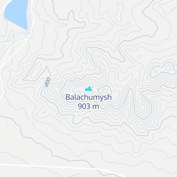 Map of Balachumysh