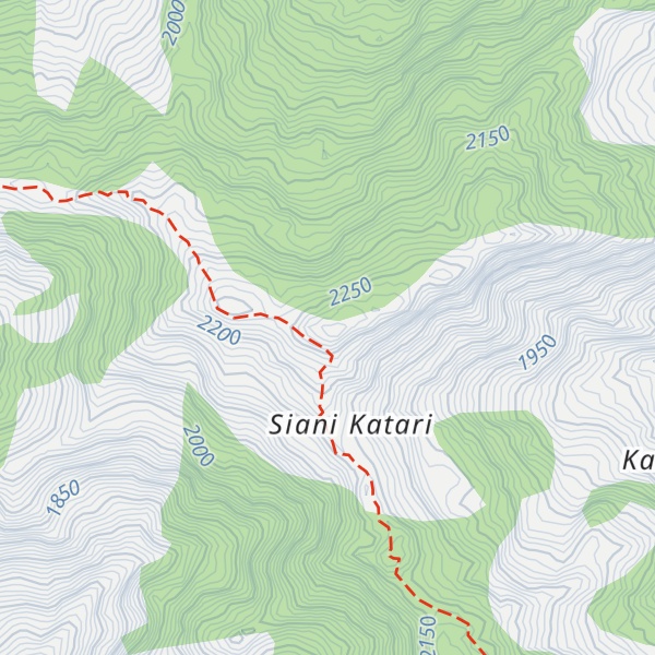 Map of Kandrū-dī Dhār