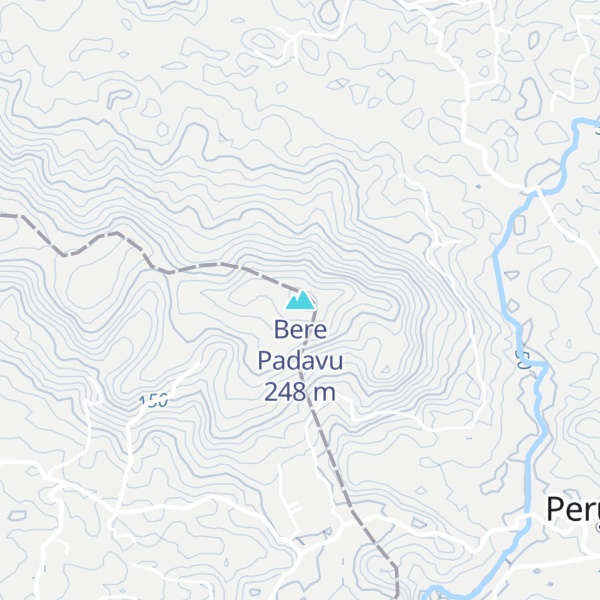 Map of Bere Padavu