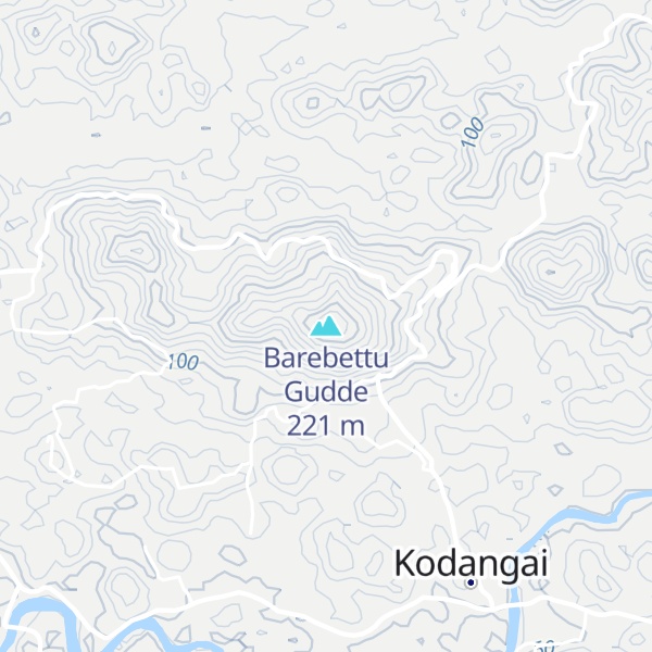 Map of Barebettu Gudde
