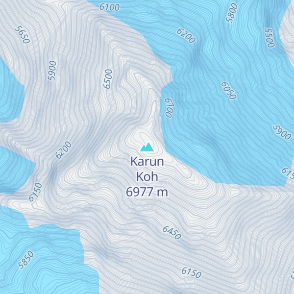 Map of Karun Koh