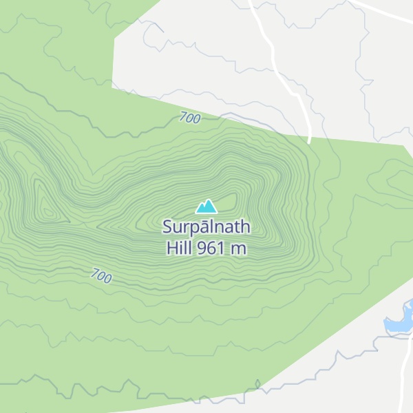Map of Surpālnath Hill