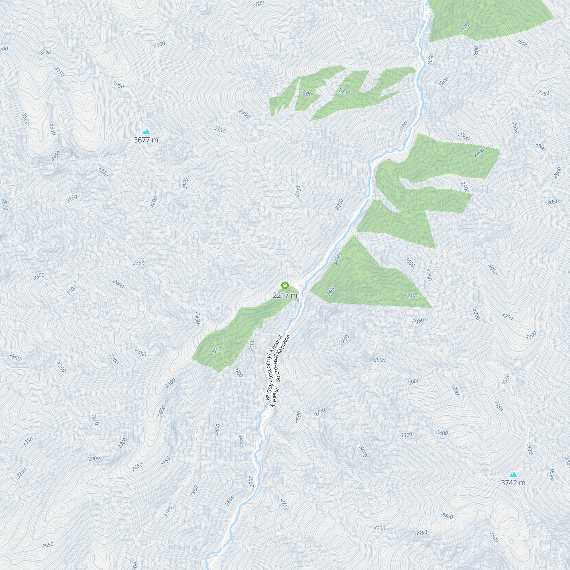 Hunter's huts map