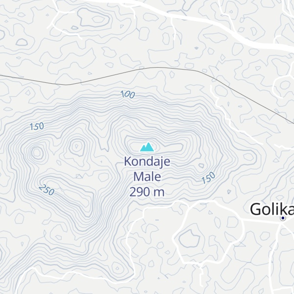 Map of Kondaje Male