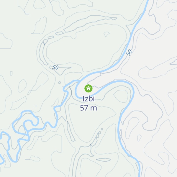 Map of Izbi
