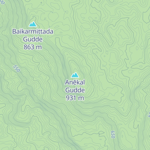 Map of Anēkal Gudde