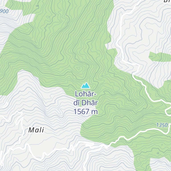 Map of Lohār-dī Dhār