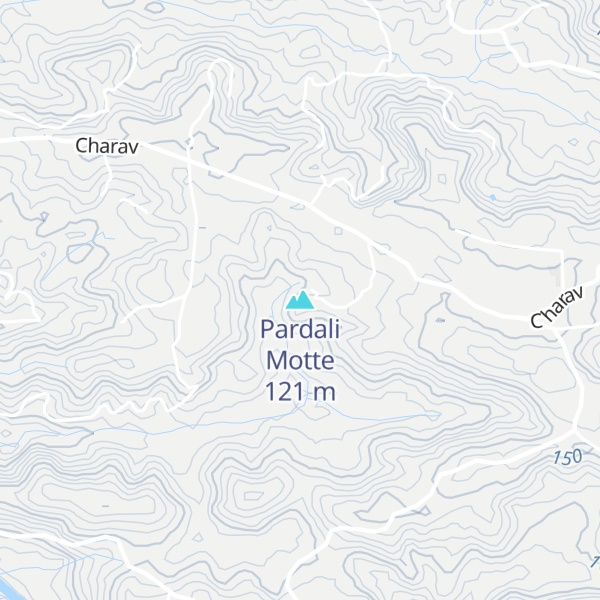 Map of Pardali Motte