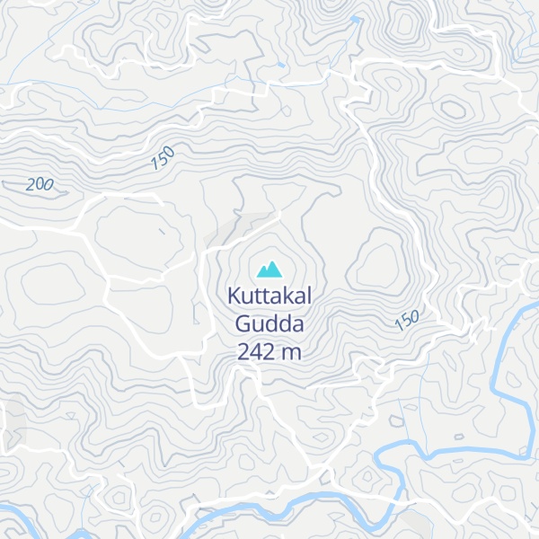 Map of Kuttakal Gudda