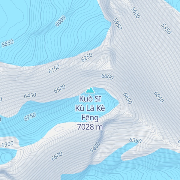 Map of Kuò Sī Kù Lā Kè Fēng