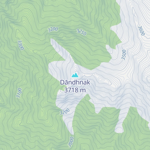 Map of Dāndhnak