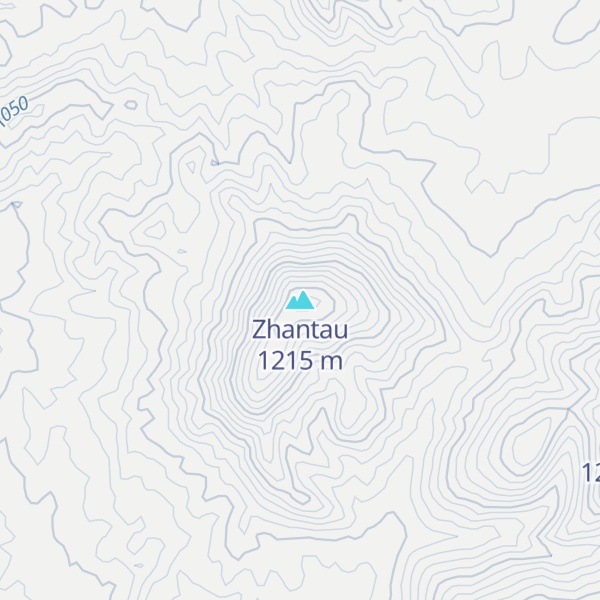 Map of Zhantau