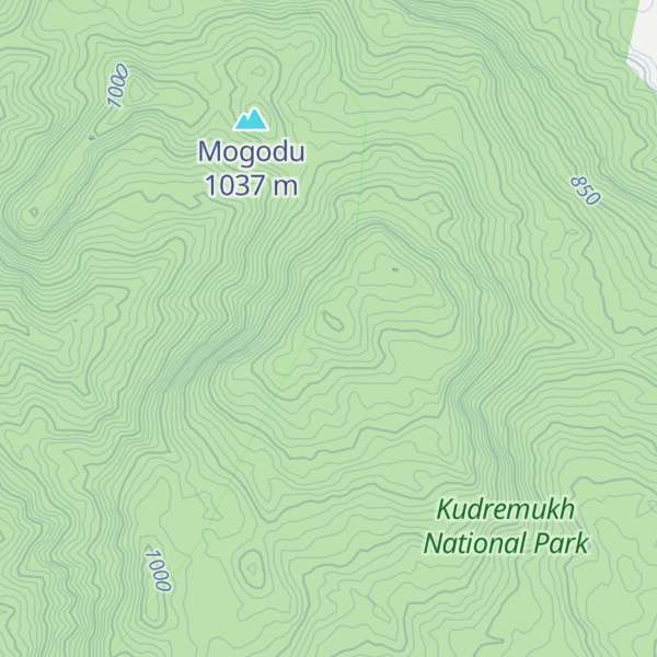 Map of Narasimha Parvata