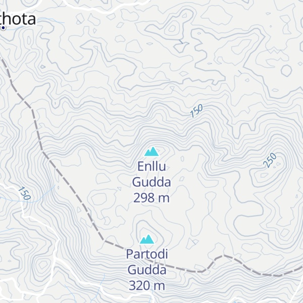Map of Enllu Gudda