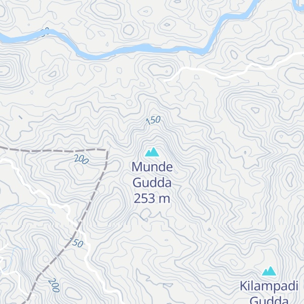 Map of Munde Gudda
