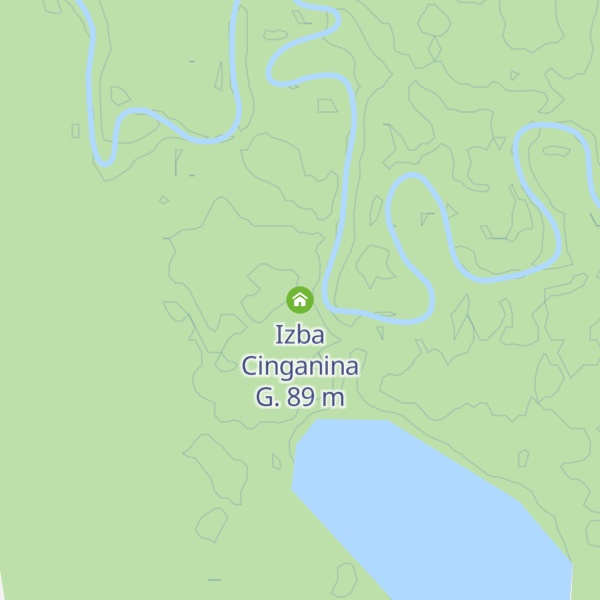 Map of Izba Cinganina G.