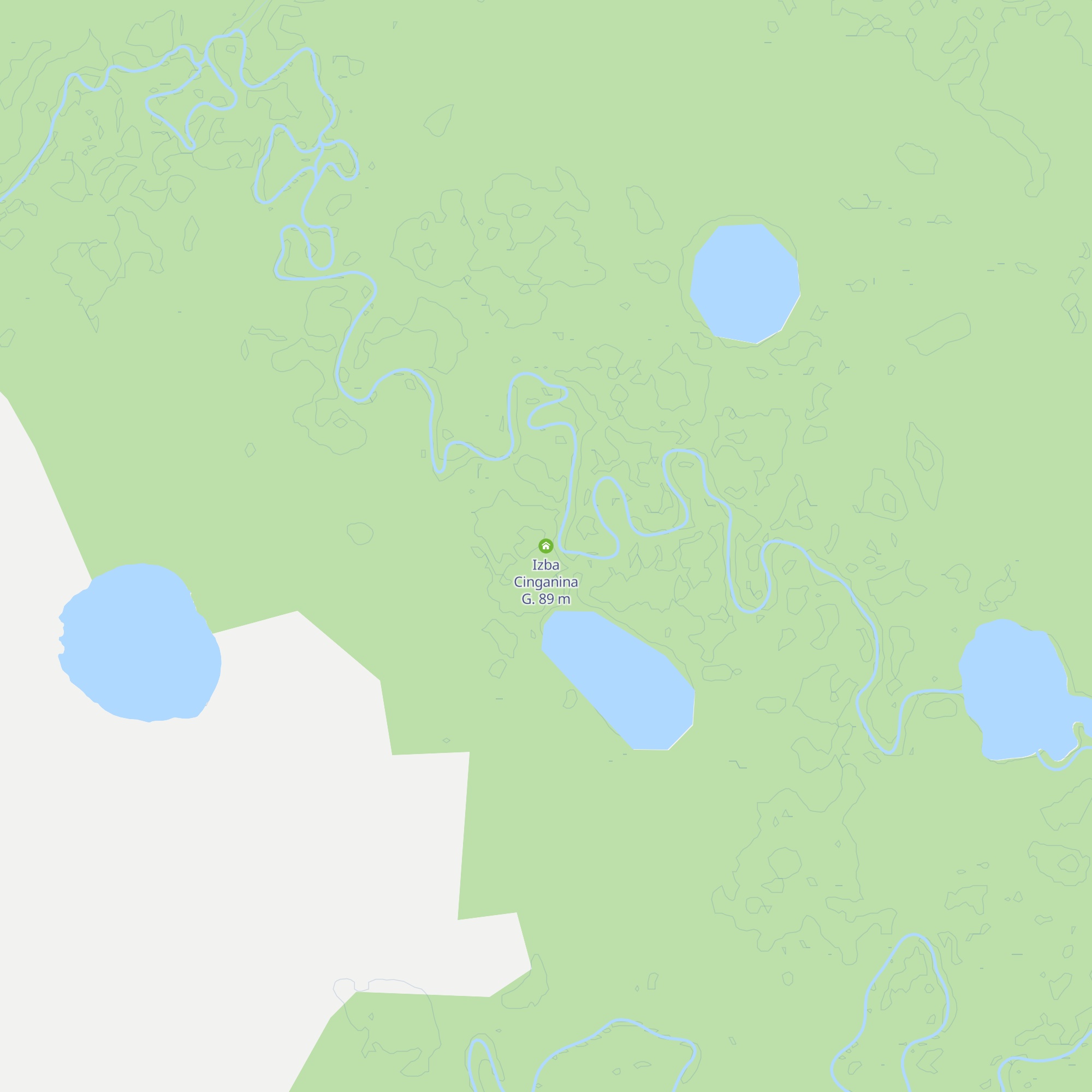Izba Cinganina G. map