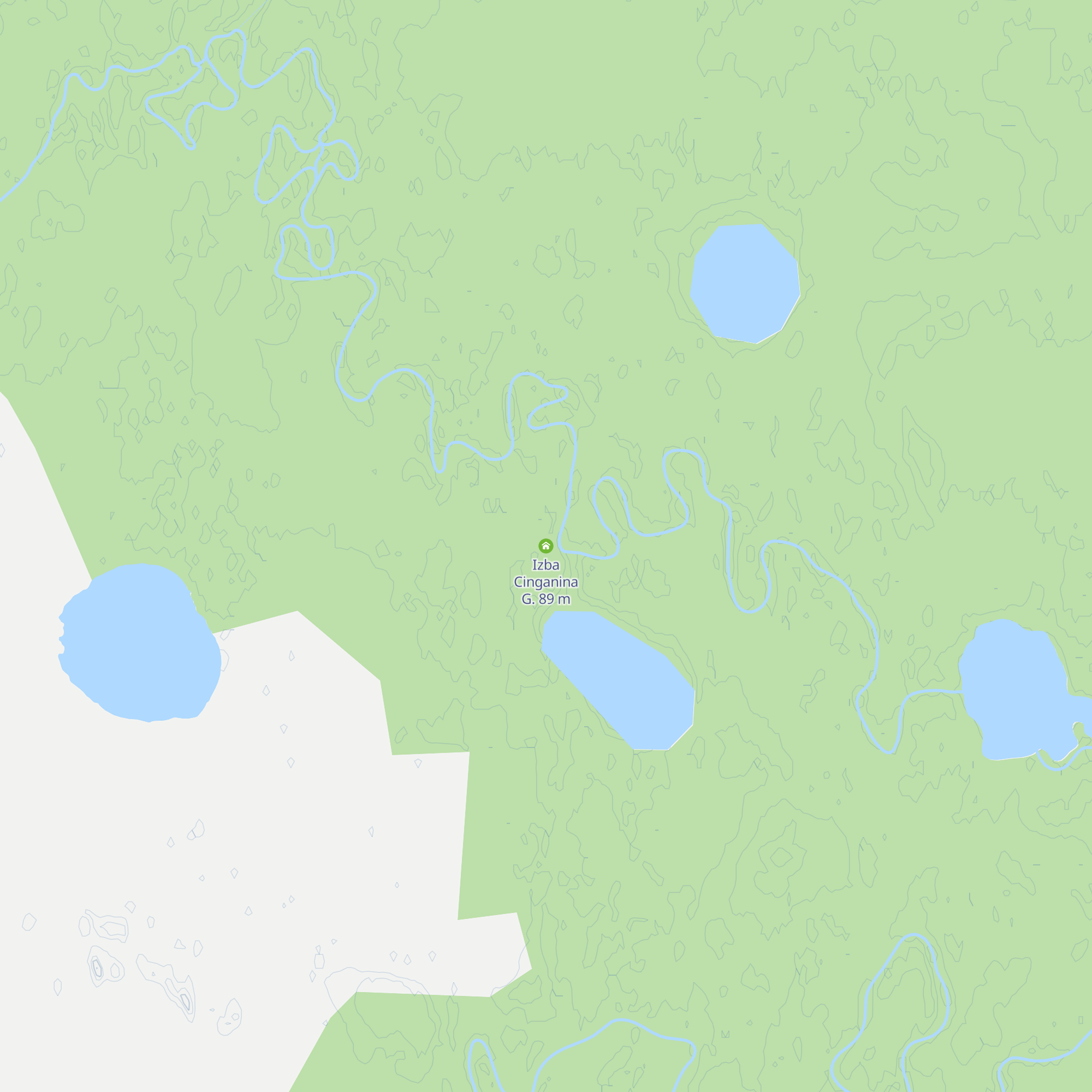 Izba Cinganina G. map