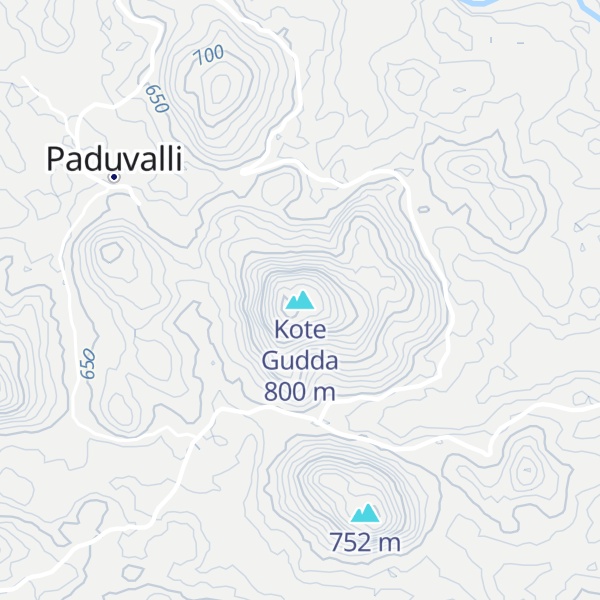 Map of Kote Gudda