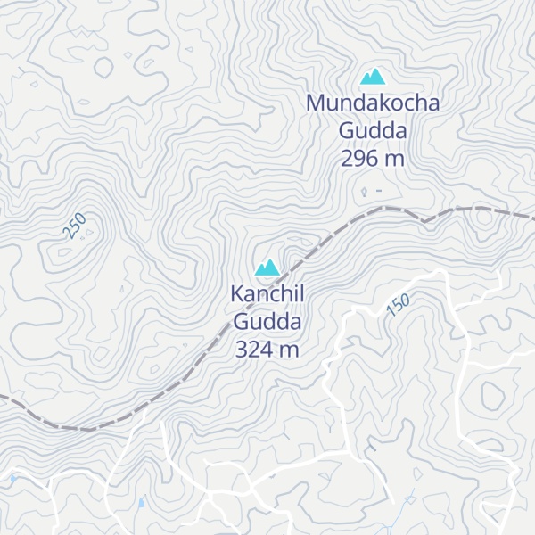 Map of Kanchil Gudda