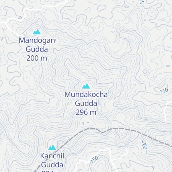 Map of Mundakocha Gudda