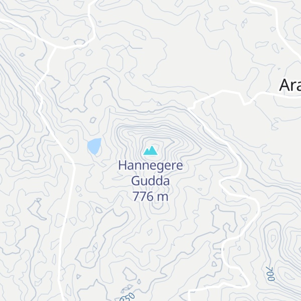 Map of Hannegere Gudda