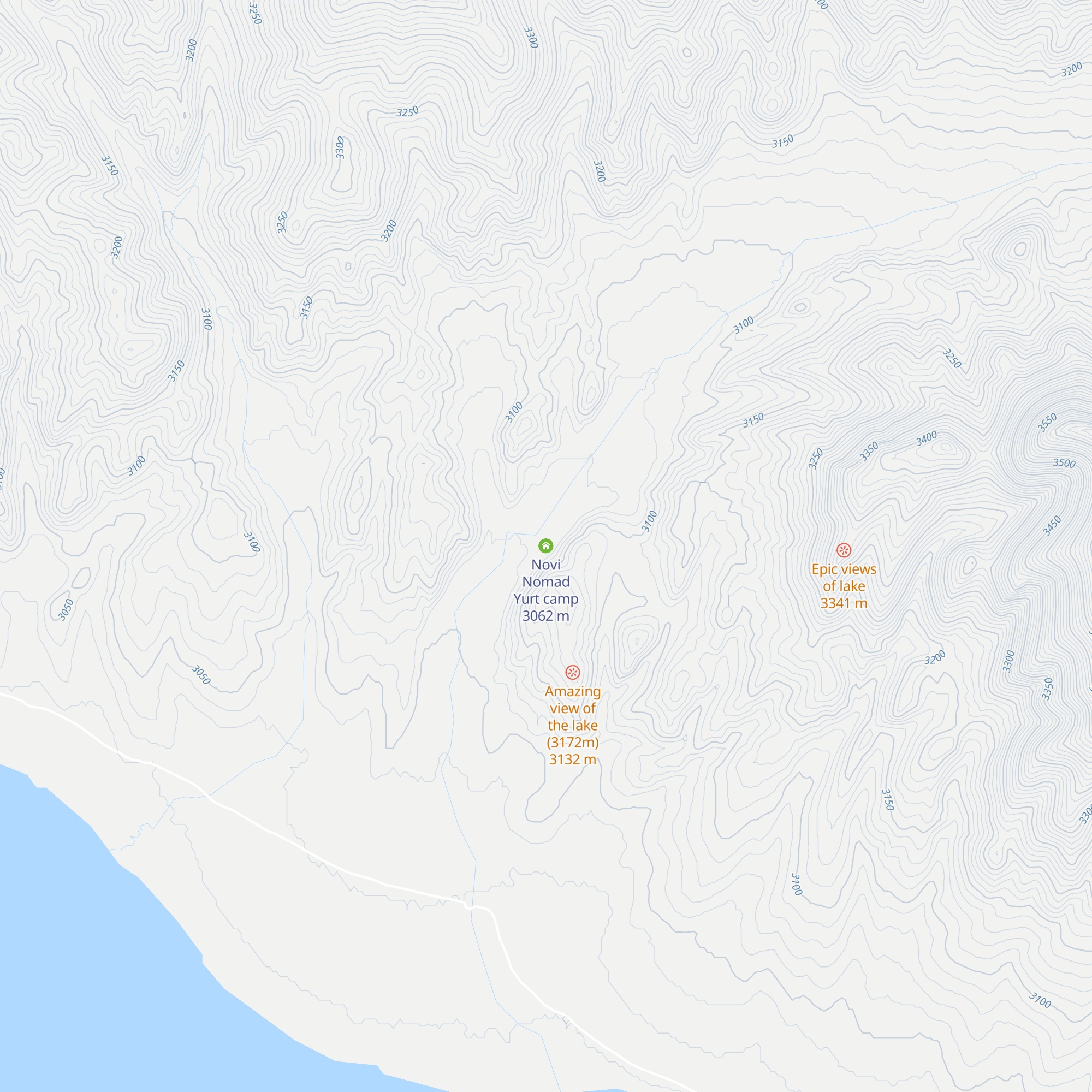 Novi Nomad Yurt camp map